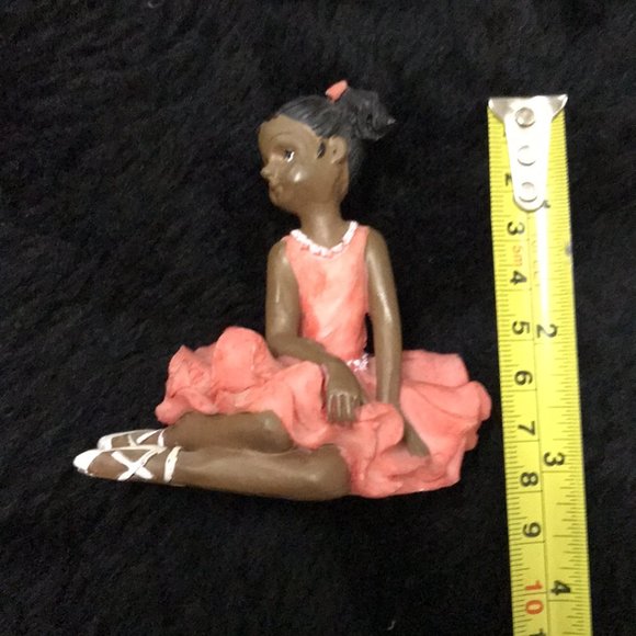 Ballerina Black/Afro-American Miniature Statue - Picture 16 of 16